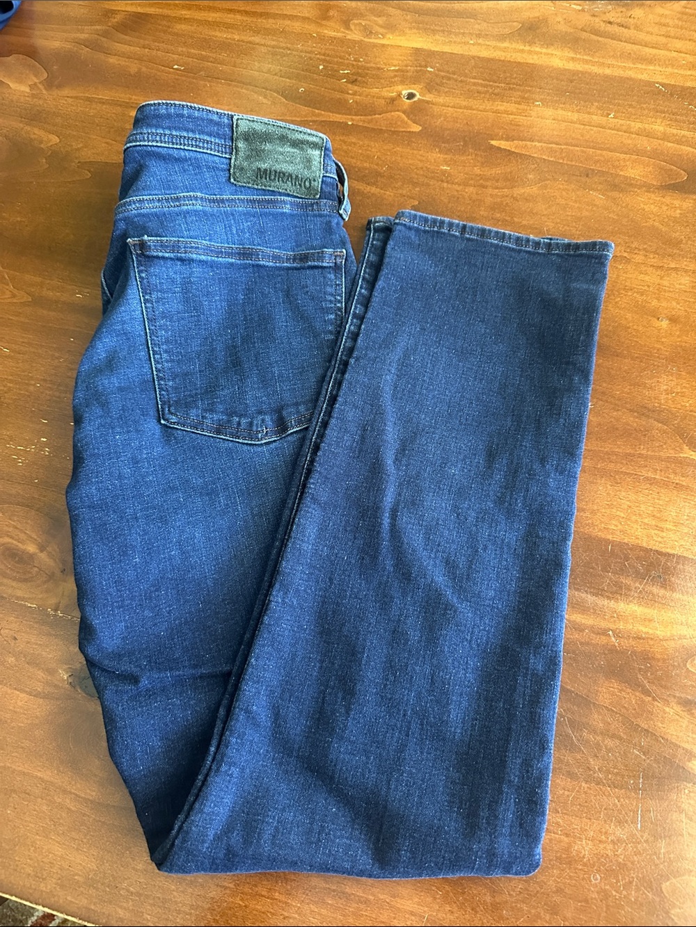 Murano Men's Deep Indigo Straight Leg Jeans